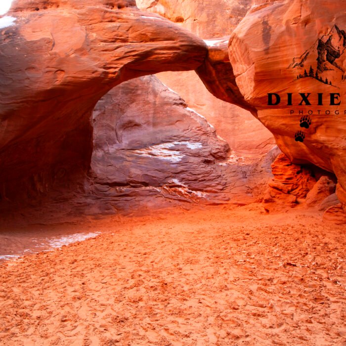 Arches Sand Cave Arch