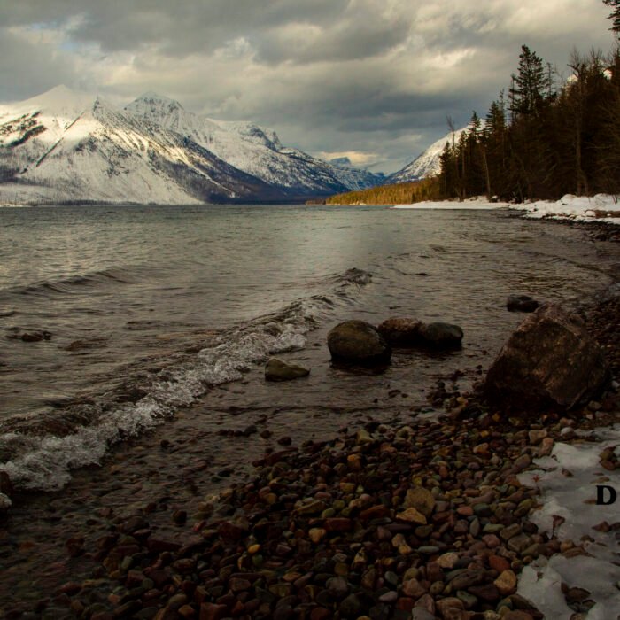GNP Lake McDonald Feburary Waves