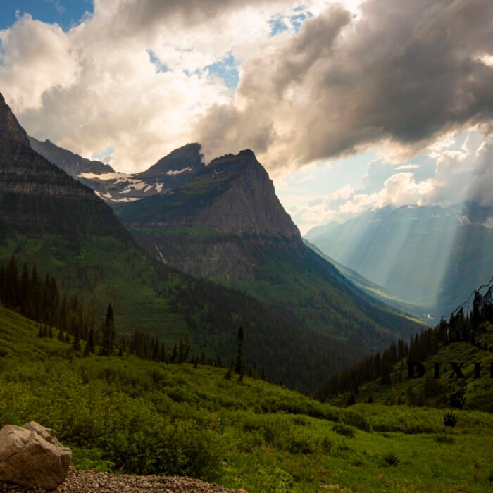 GNP Going to the Sun Road Gods Rays