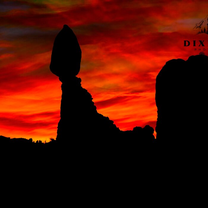 Sunset Balancing Rock