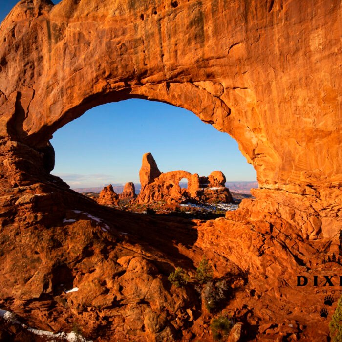 Turret Arch Through the North Window Wide Angle Lens